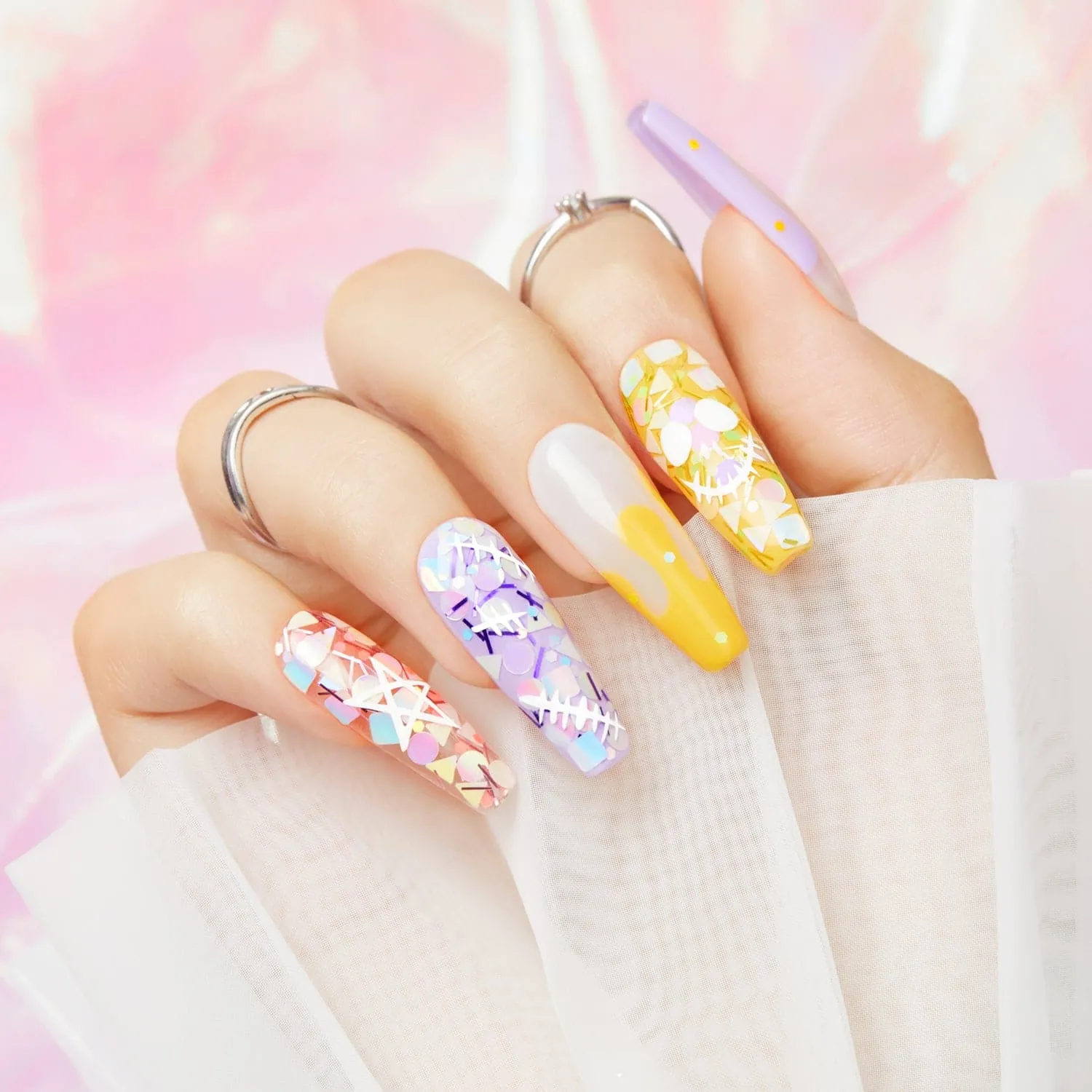 Luminous Witch - 4 Colors Poly Nail Gel Kit