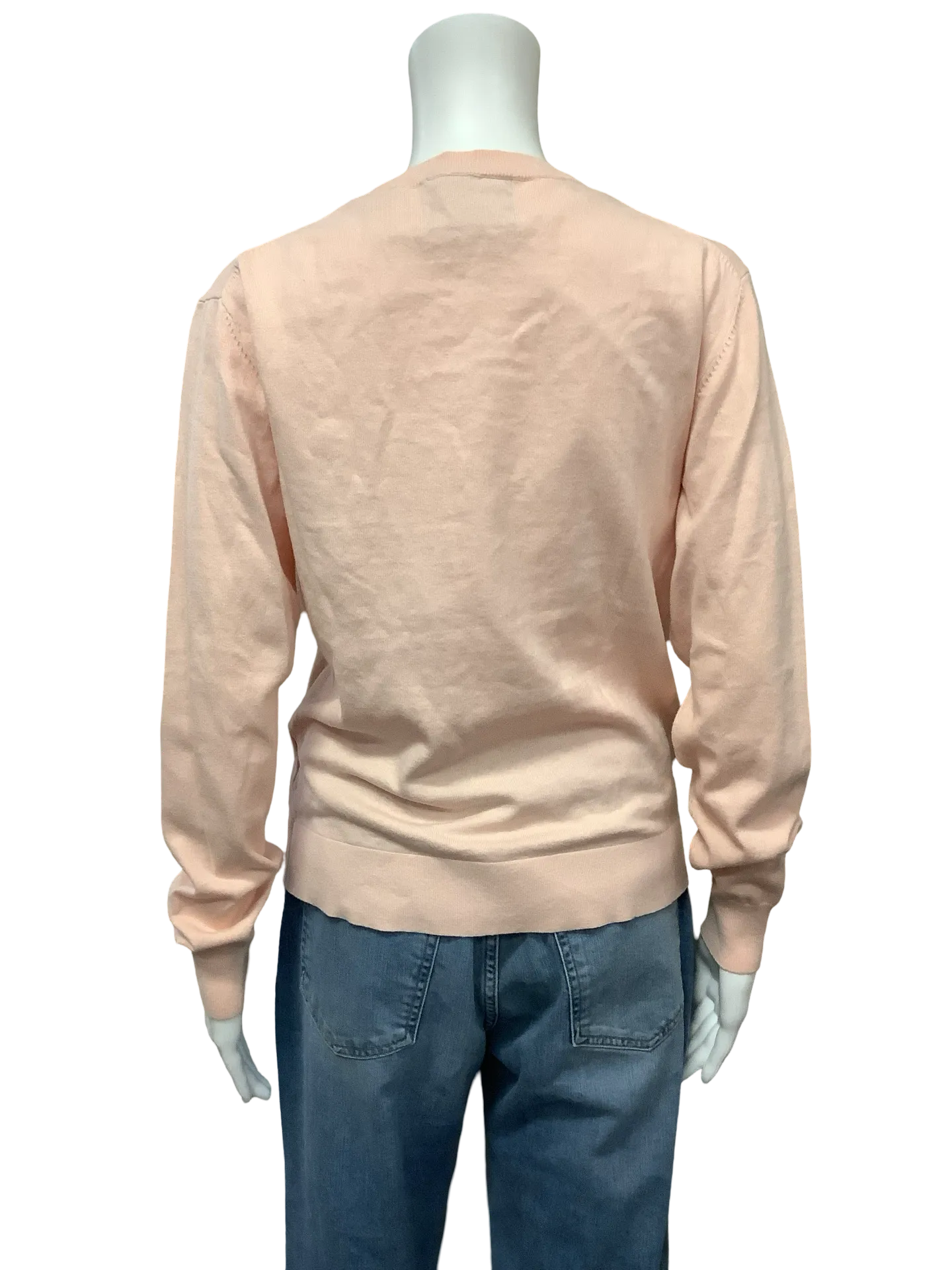 Markus Lupfer Women's Crew Neck Graphic Design Sweater Pink