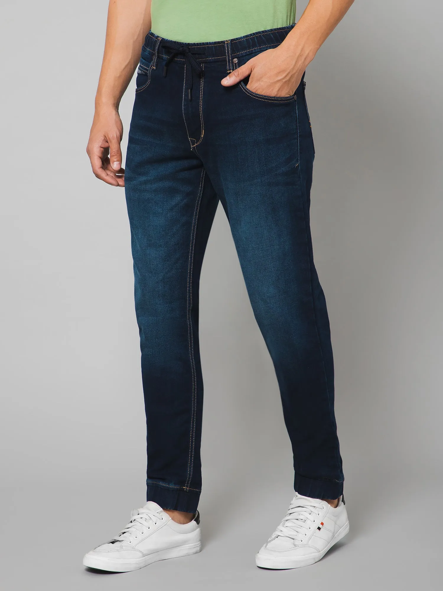 Men Dark Blue Jogger
