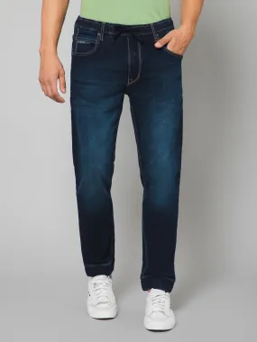 Men Dark Blue Jogger