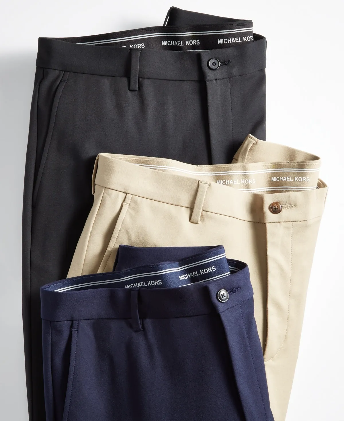 Michael Kors Mens Classic fit Dress Pants 42 / 30 Blue Solid