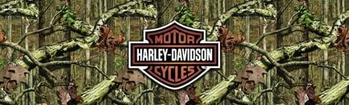 Mossy Oak Harley-Davidson Rear Window Decal