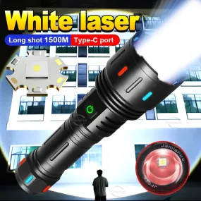 NEW High Power LED Flashlight Super Bright Usb Rechargeable Torch 18650 Zoom Powerful Flash Light Long Shot Hunting Lantern