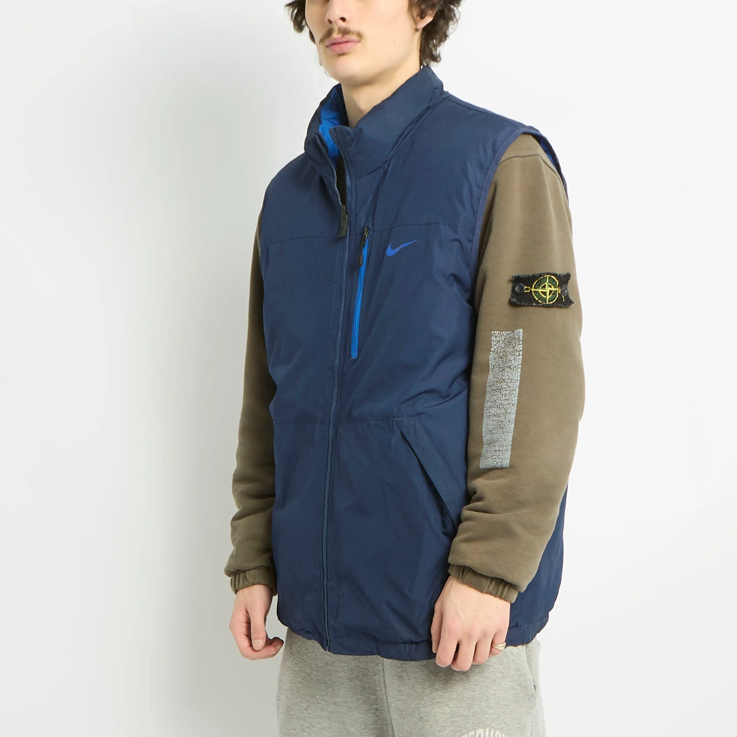 Nike Puffer Gilet With Front Pockets - XL
