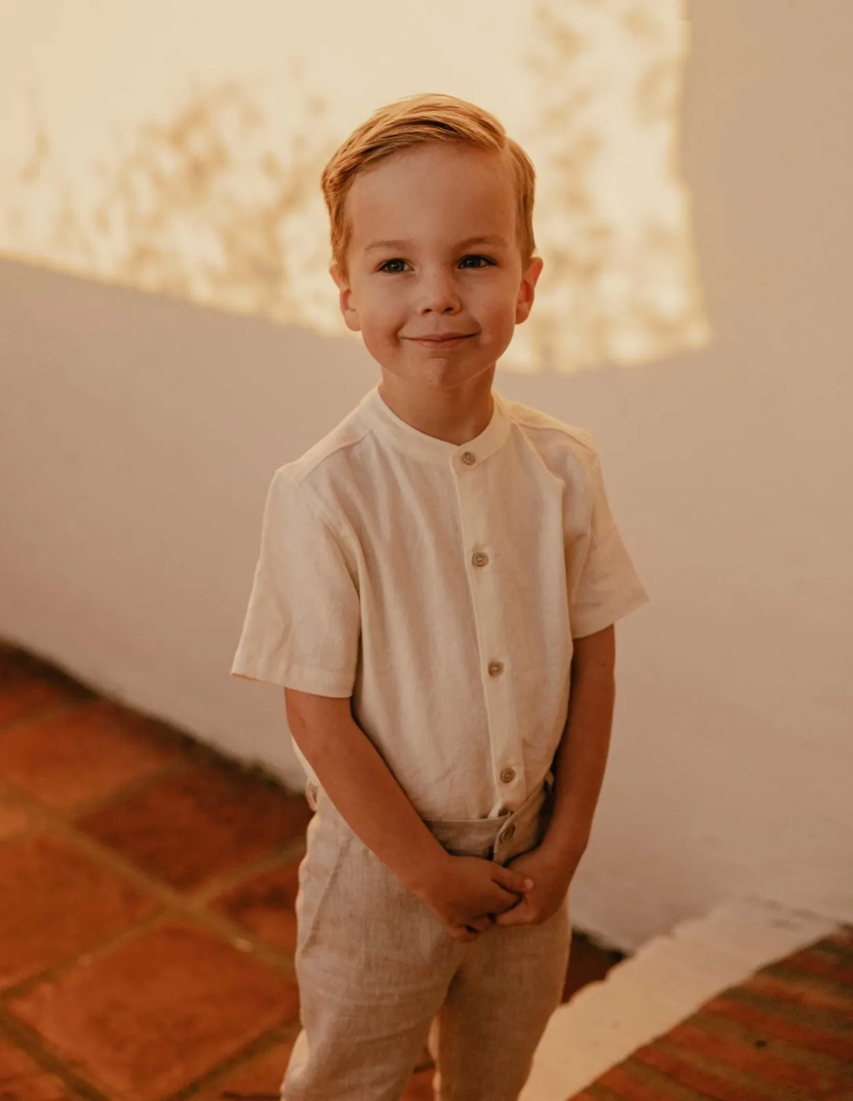 NoraLee Boys IVORY Archie Shirt - Baby to Size 8