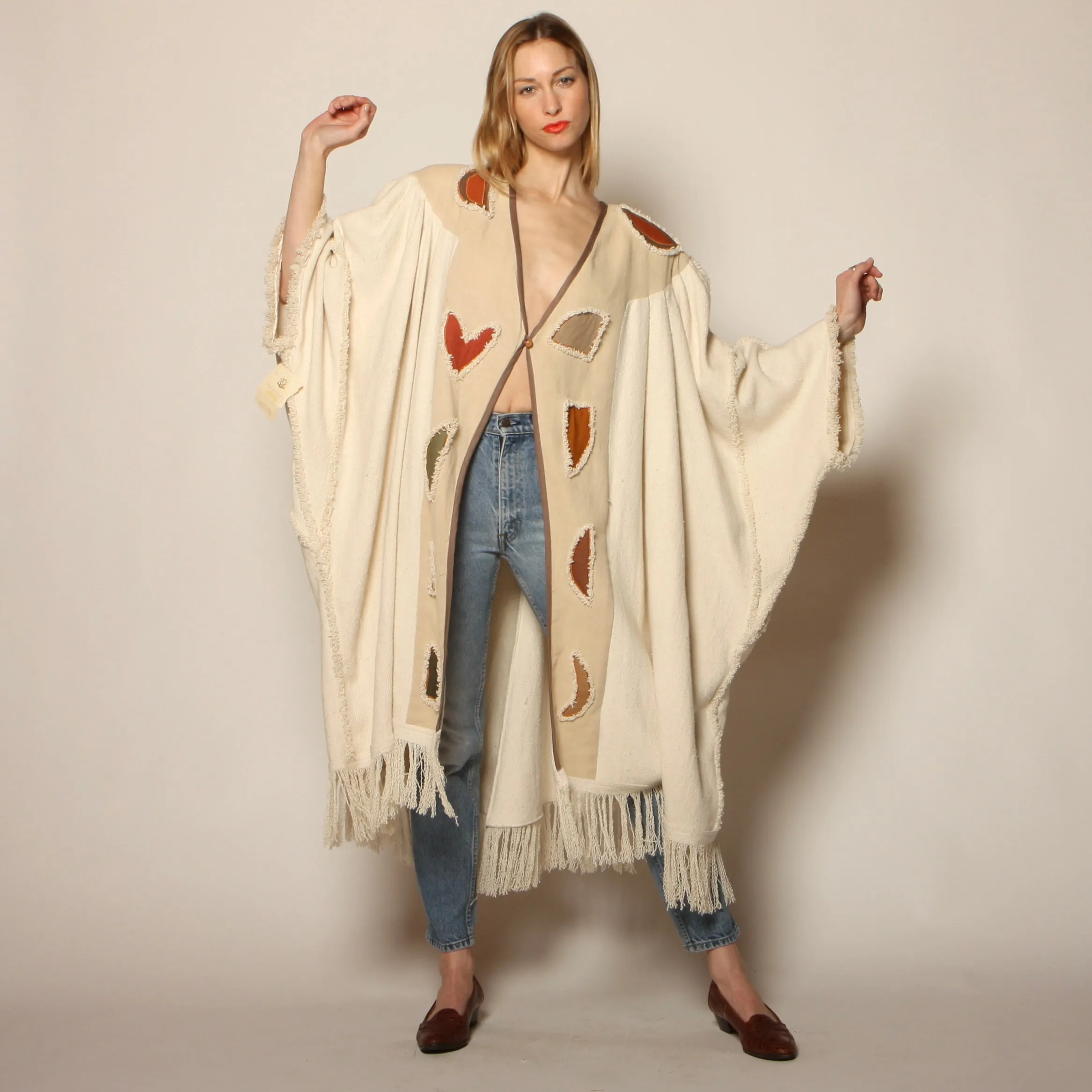 NWT Vintage Takasami Handwoven Fiber Art Cocoon Coat