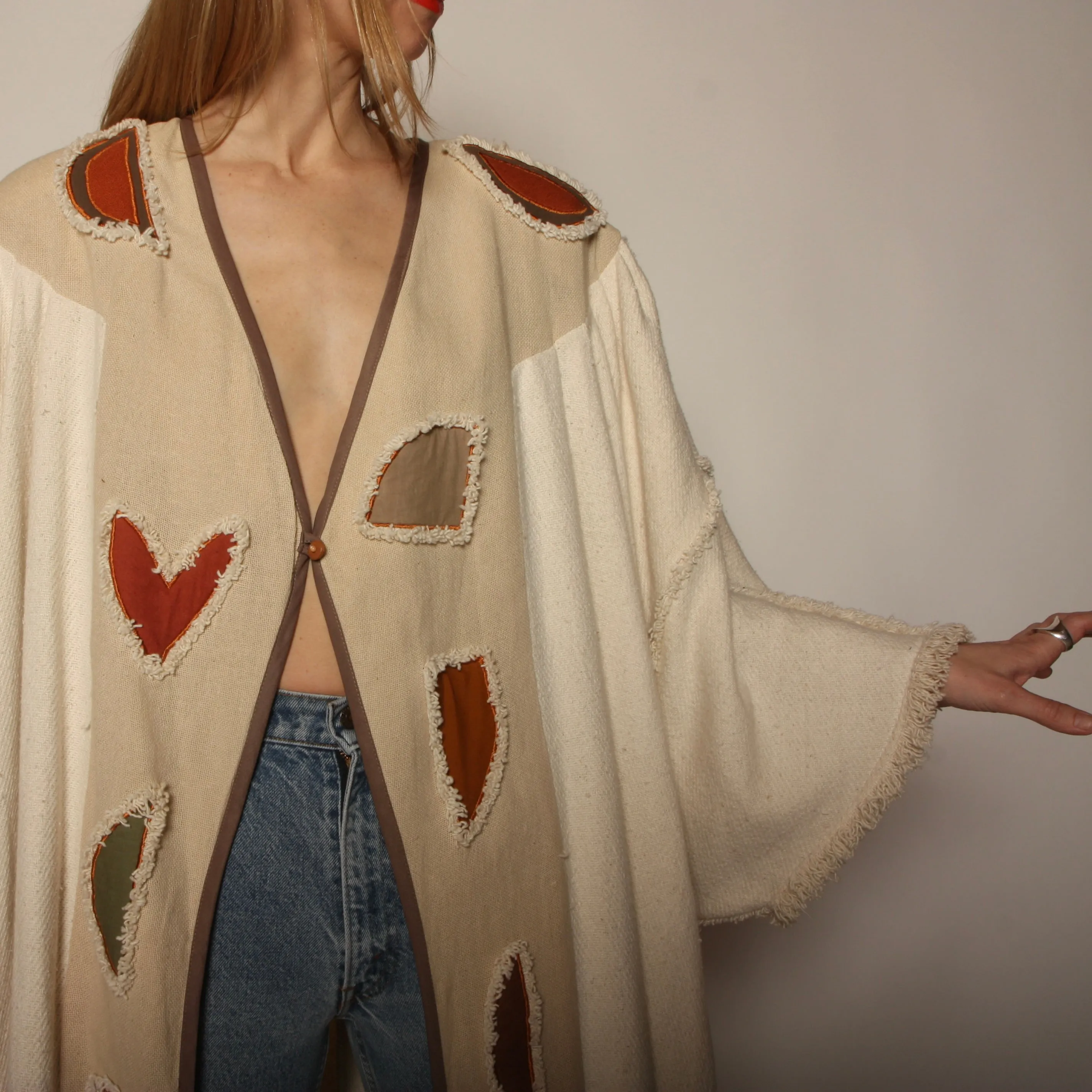NWT Vintage Takasami Handwoven Fiber Art Cocoon Coat