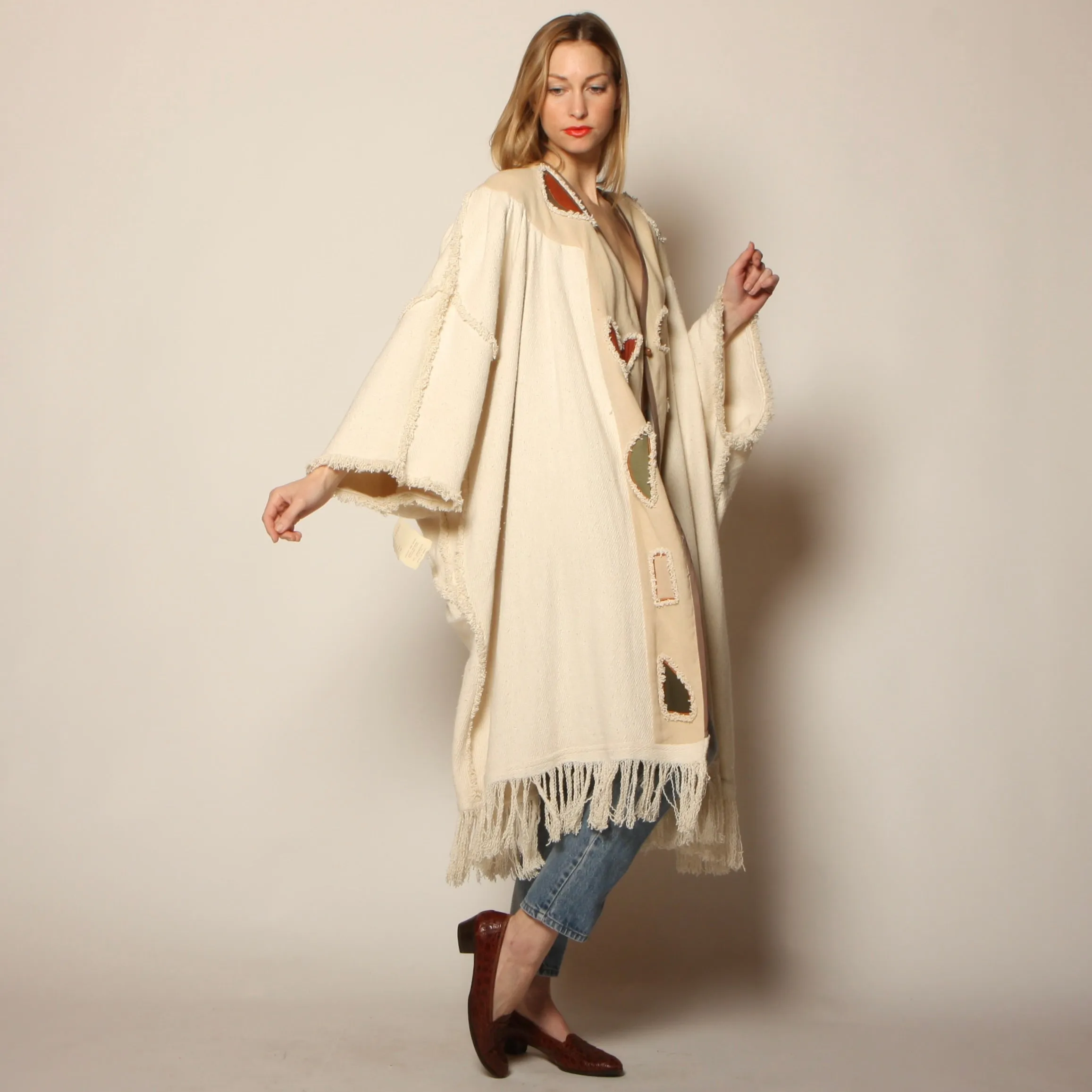 NWT Vintage Takasami Handwoven Fiber Art Cocoon Coat