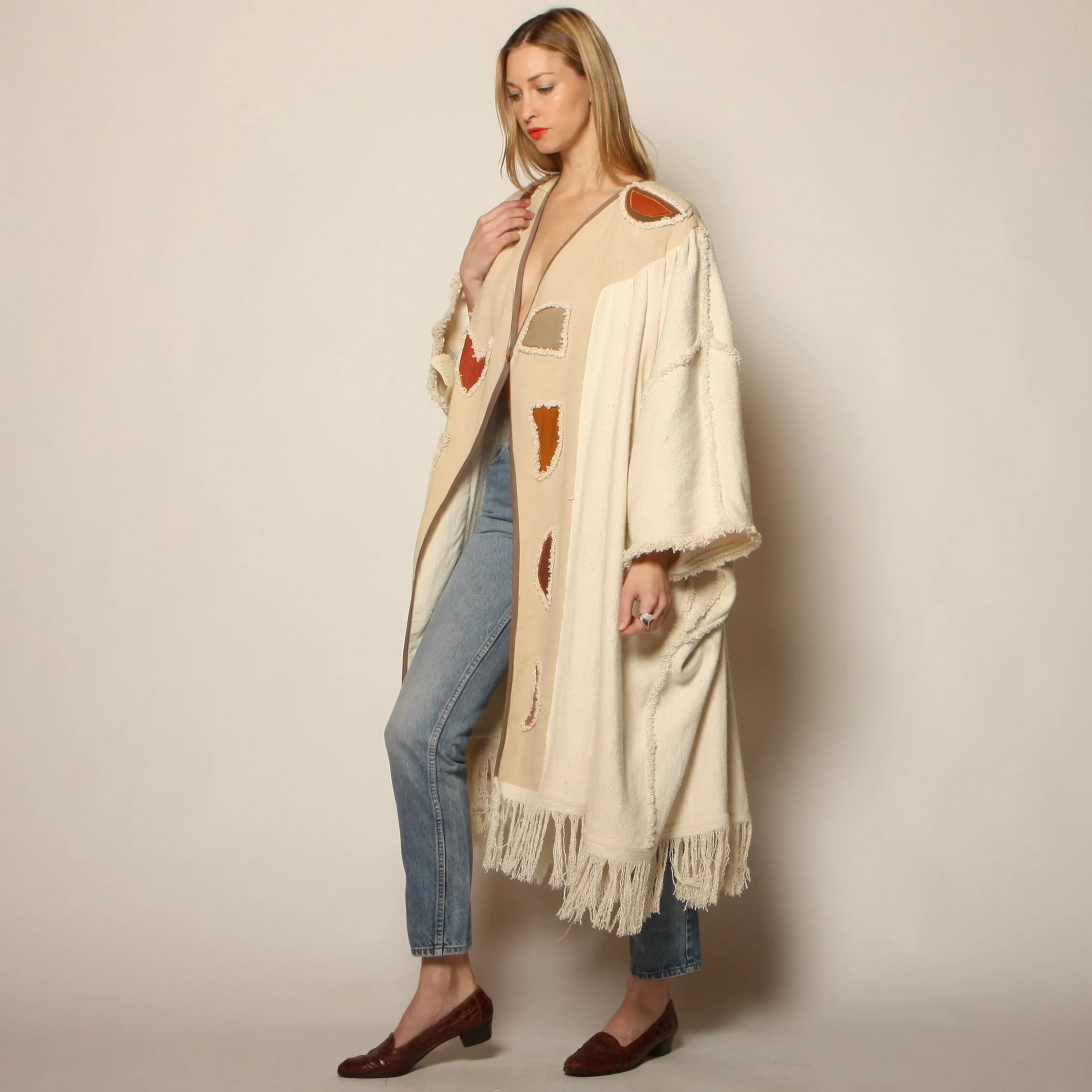 NWT Vintage Takasami Handwoven Fiber Art Cocoon Coat