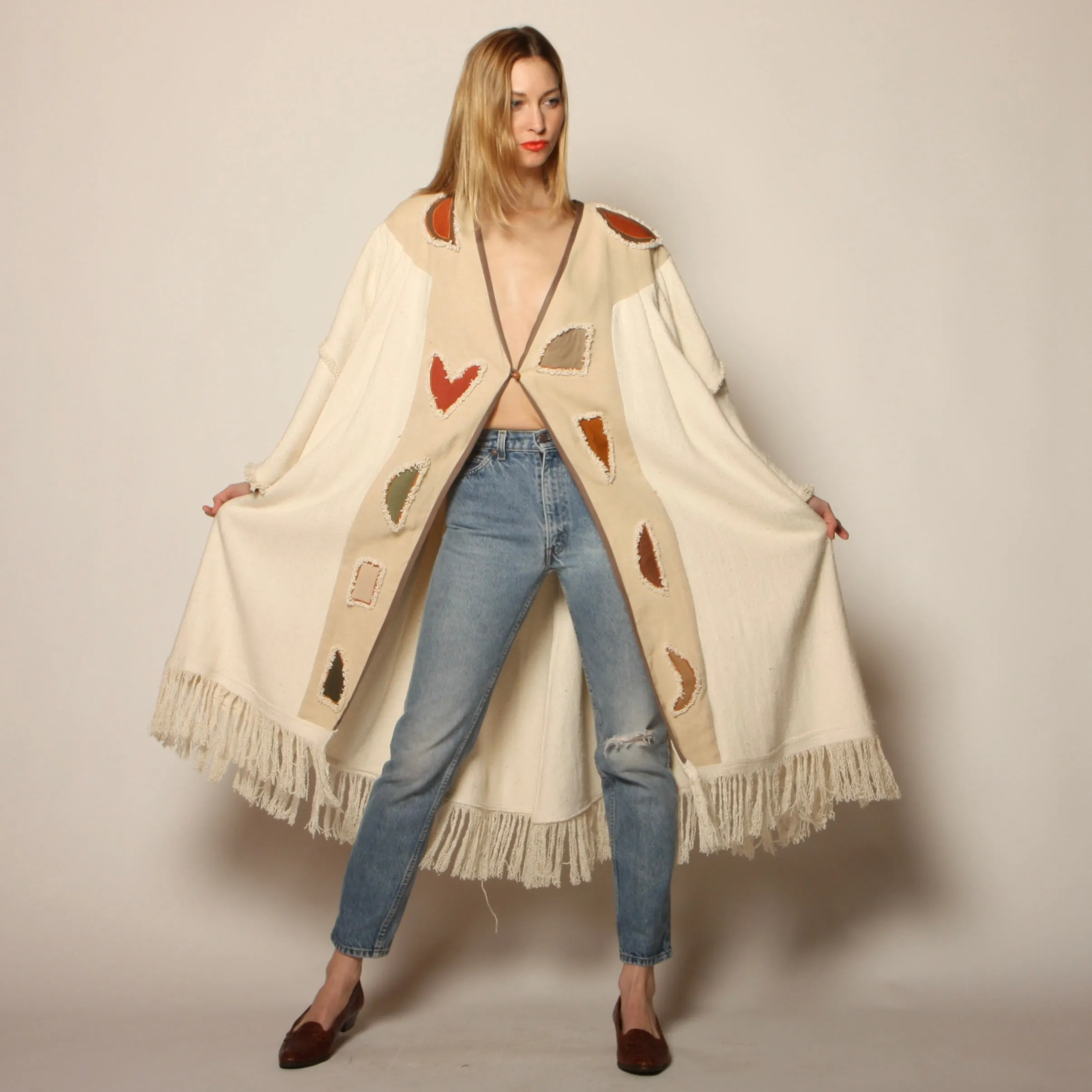 NWT Vintage Takasami Handwoven Fiber Art Cocoon Coat