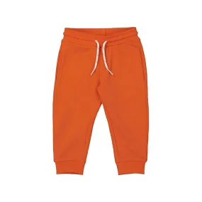 Orange Cuffed Fleece Infant Trousers