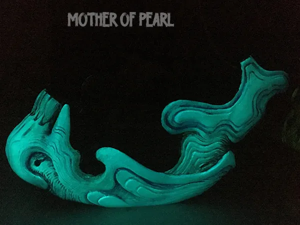ORNATE MANDIBLE- HALF JAW MASK- TRANSLUCENT GLOW IN THE DARK