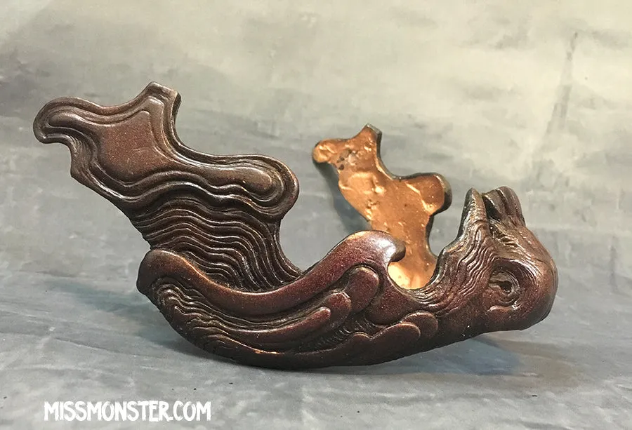 ORNATE MANDIBLE- HALF JAW MASK- TRANSLUCENT GLOW IN THE DARK
