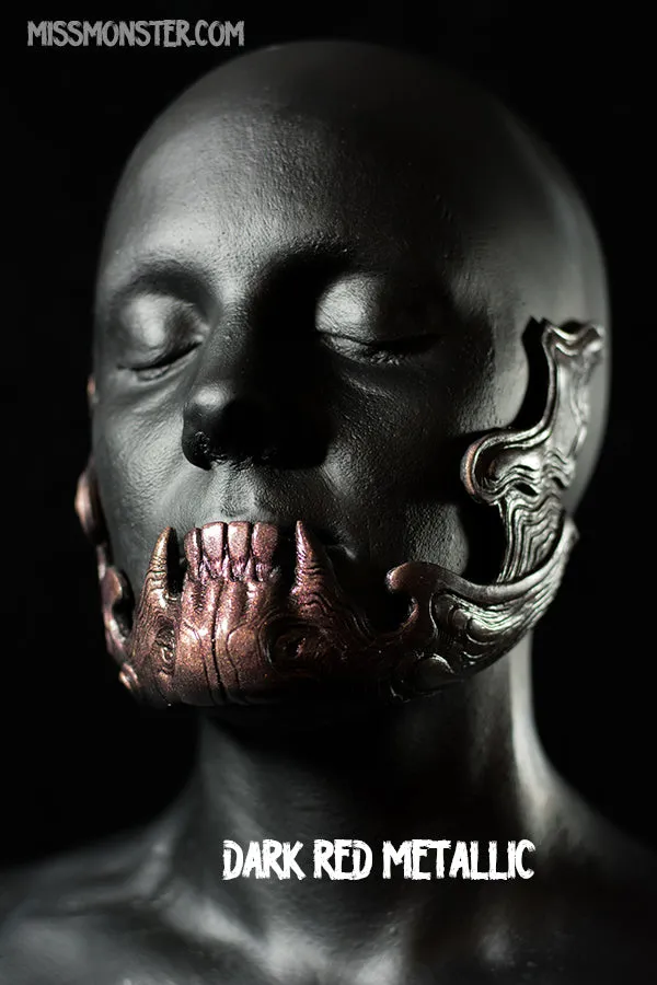 ORNATE MANDIBLE- HALF JAW MASK- TRANSLUCENT GLOW IN THE DARK