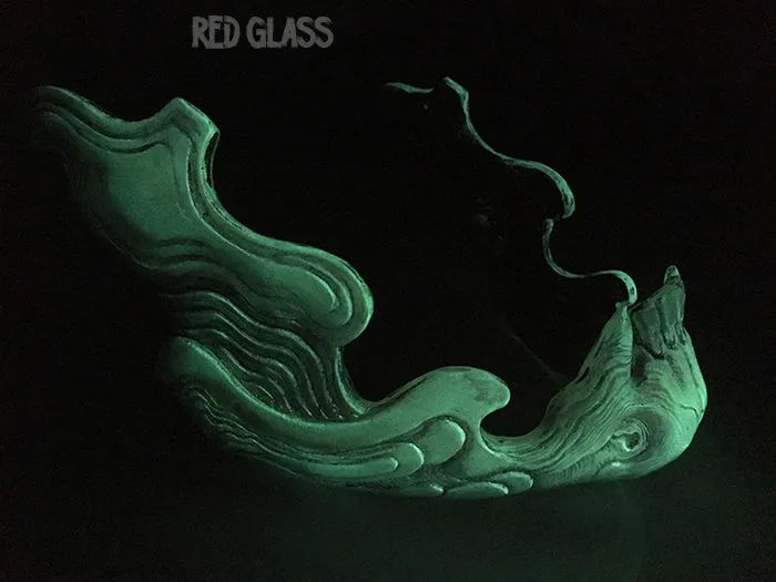 ORNATE MANDIBLE- HALF JAW MASK- TRANSLUCENT GLOW IN THE DARK