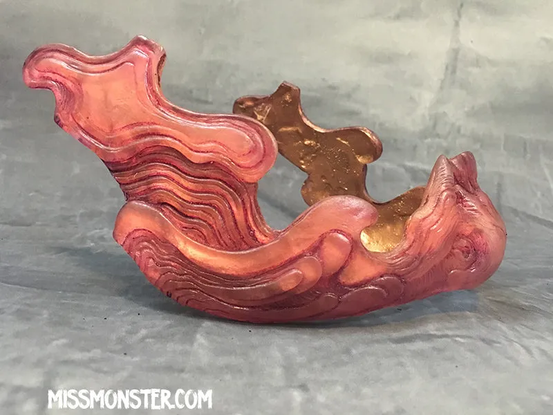 ORNATE MANDIBLE- HALF JAW MASK- TRANSLUCENT GLOW IN THE DARK
