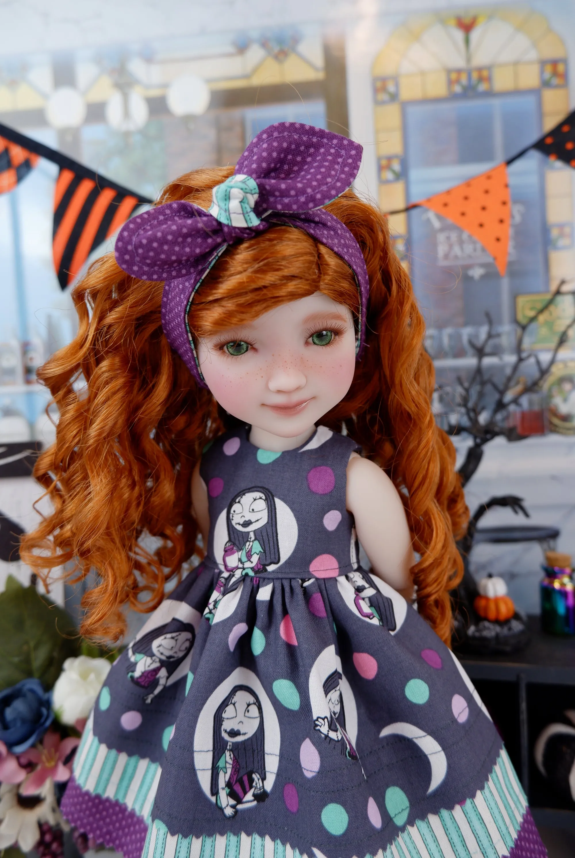 Patchwork Sally - dress with boots for Ruby Red Fashion Friends doll