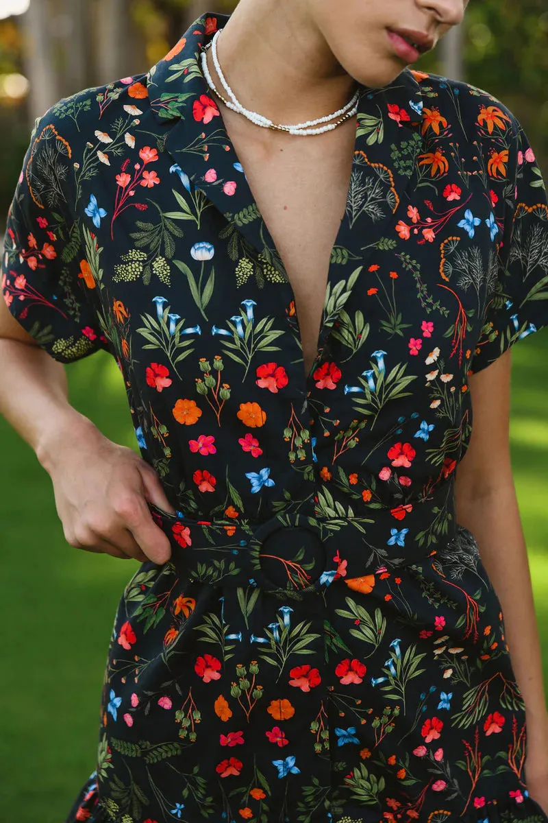 Peach Button Down Shirt Dress