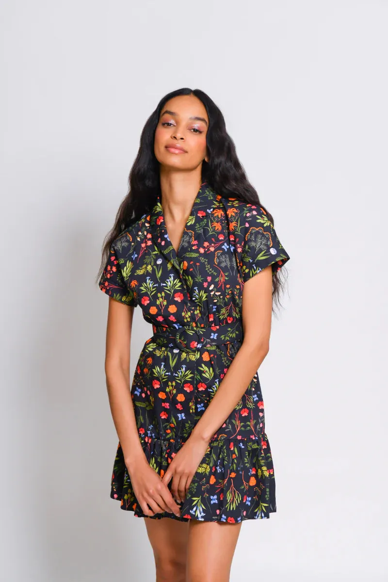 Peach Button Down Shirt Dress