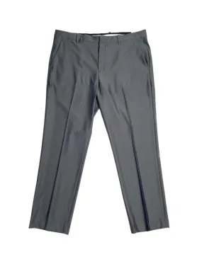 Perry Ellis Portfolio Mens Modern Fit Check Suit Dress Pants Med Grey 38 x 32