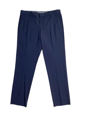 Perry Ellis Portfolio Mens Modern Fit Dress Pants Navy Blue 42 x 30