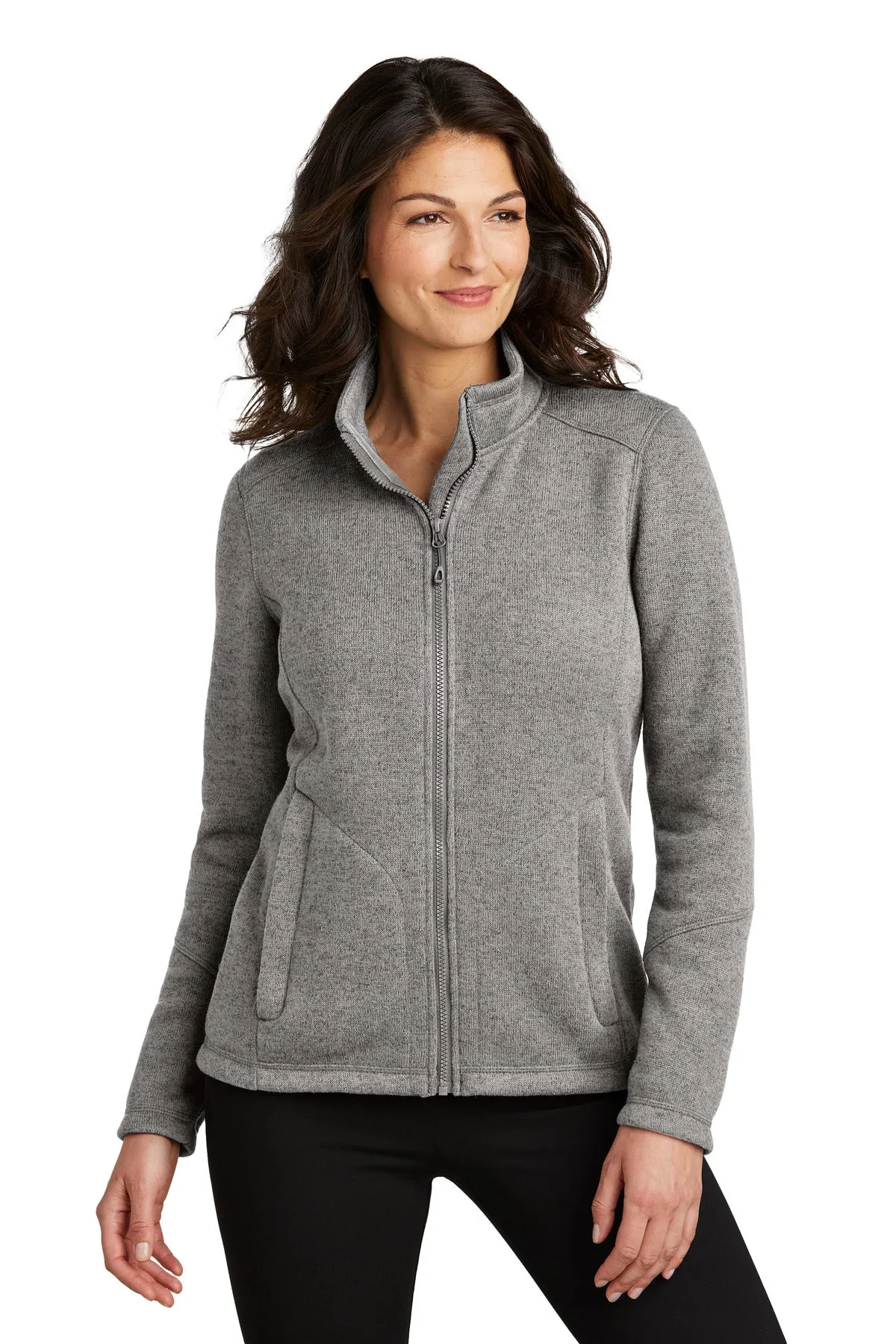 Port Authority Ladies Arc Sweater Fleece Jacket L428