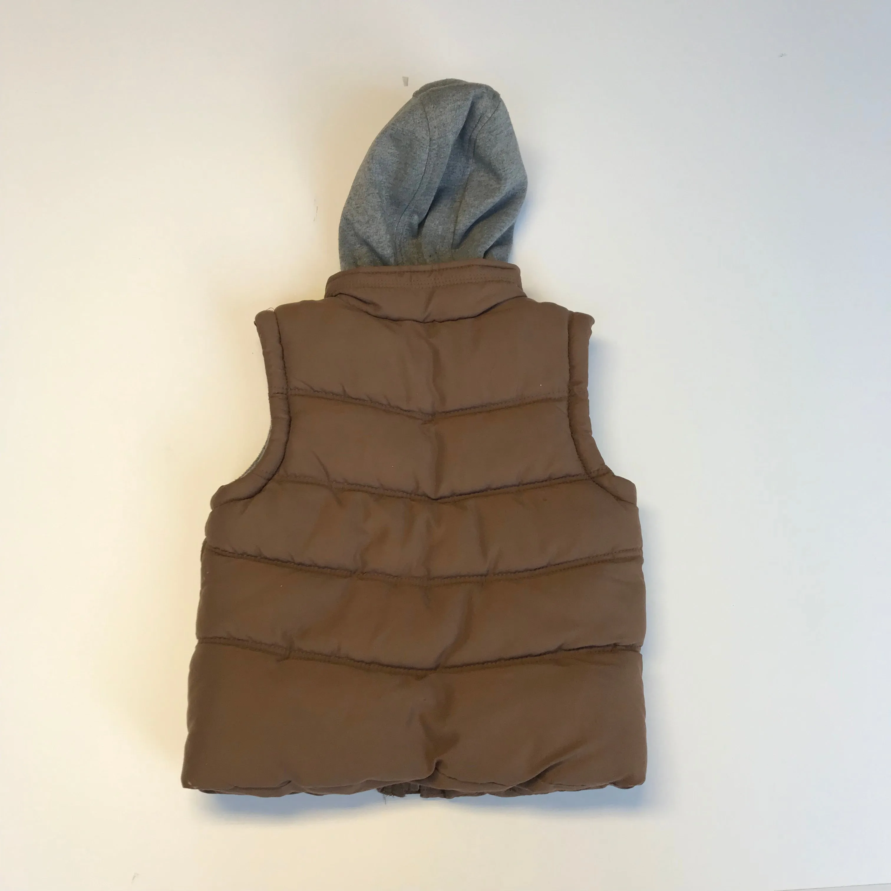 Primark Brown Gilet Vest Hooded Age 6