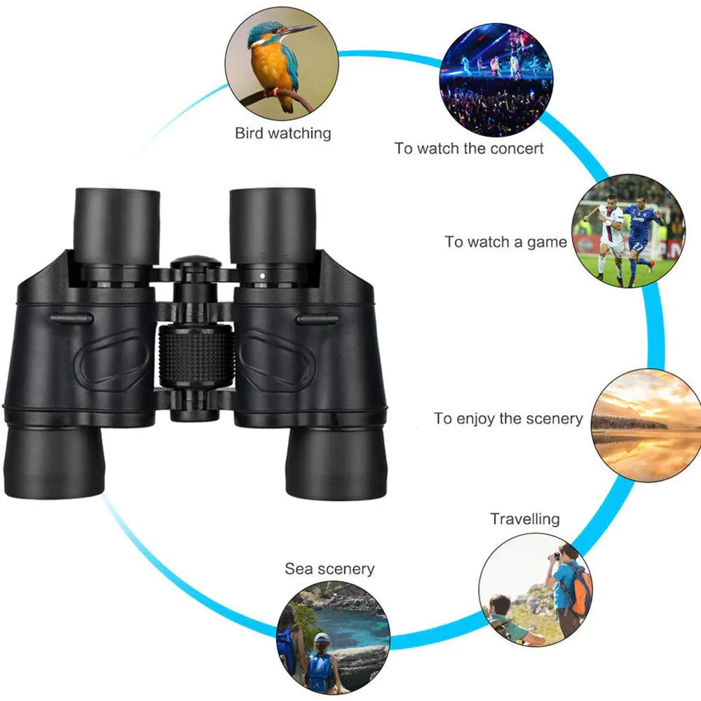Professional Powerful Marine and Hunting Binoculars 60X60 Optics Telescope With Low Light Night Vision by APEXEL