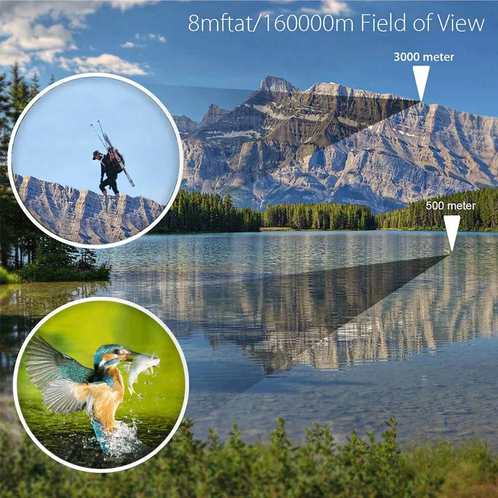 Professional Powerful Marine and Hunting Binoculars 60X60 Optics Telescope With Low Light Night Vision by APEXEL