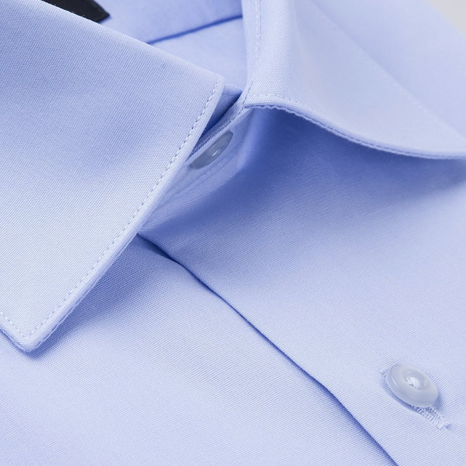 Proper Boy's Regular Fit Long Sleeve Solid Poplin Dress Shirt