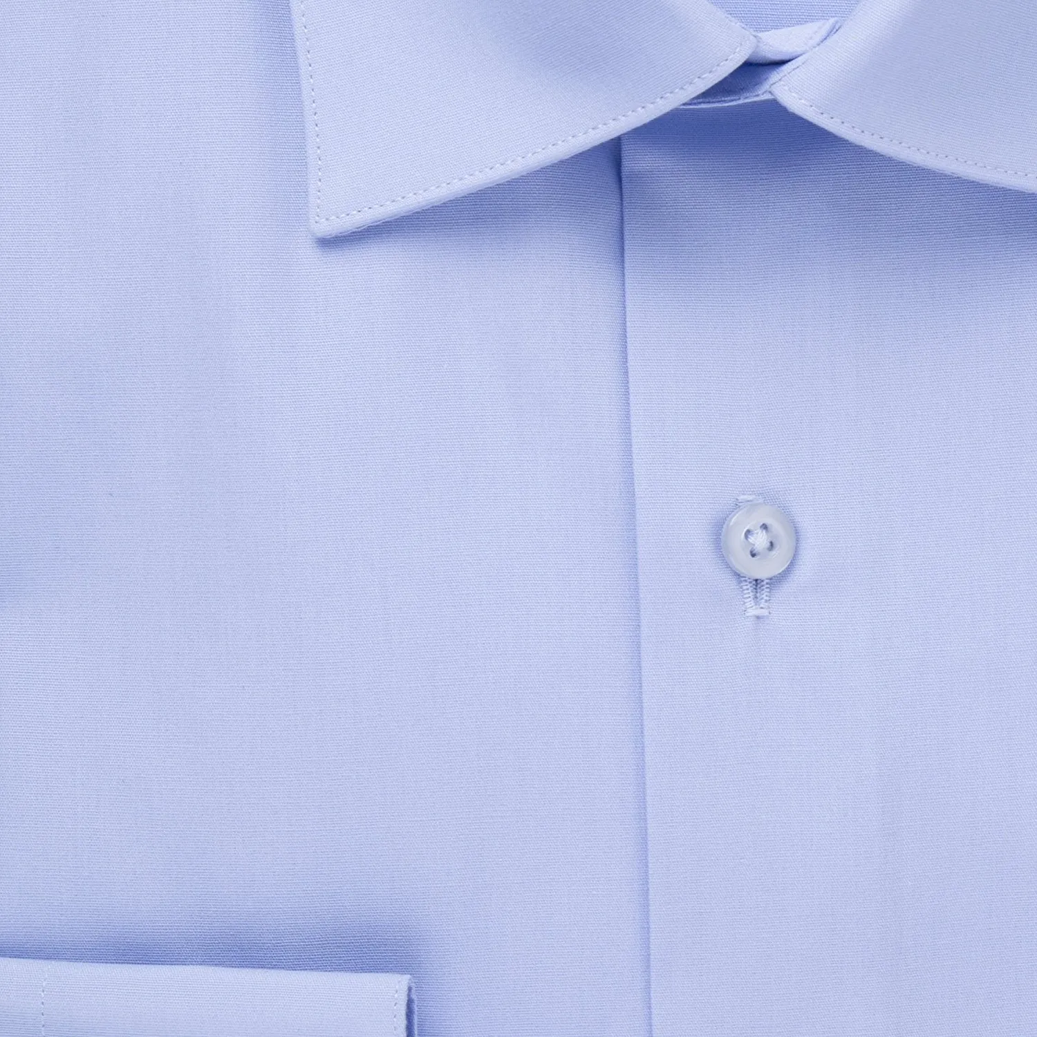 Proper Boy's Regular Fit Long Sleeve Solid Poplin Dress Shirt