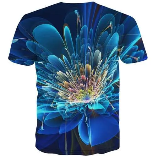 Psychedelic T shirts Men Harajuku Tshirt Printed Colorful T-shirts 3d Geometric Shirt Print Cartoon Tshirts Casual Short Sleeve