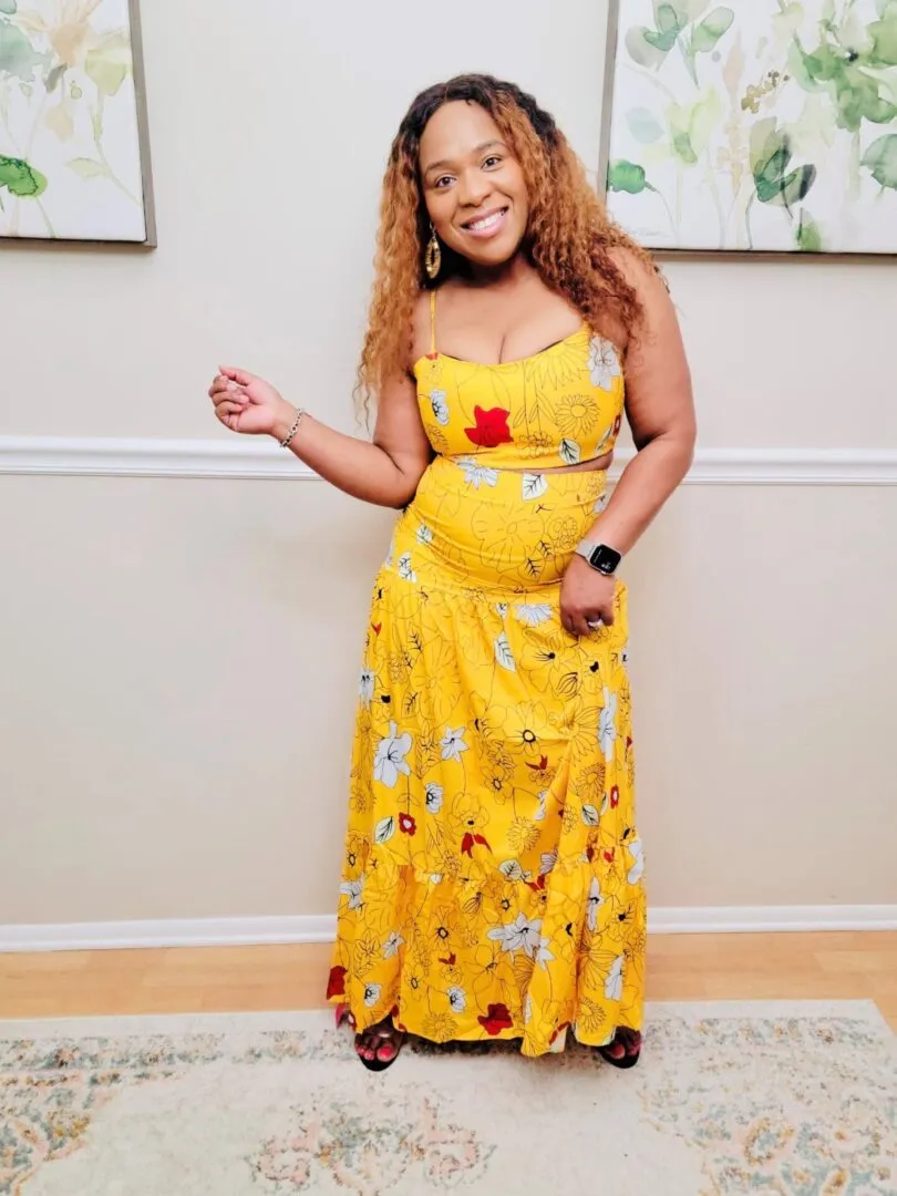Pure Sunshine Maxi Skirt Set