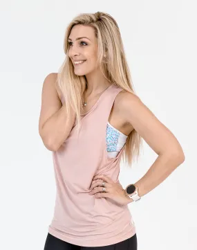 Relove ** Breastfeeding Top - Casual Tank Blush