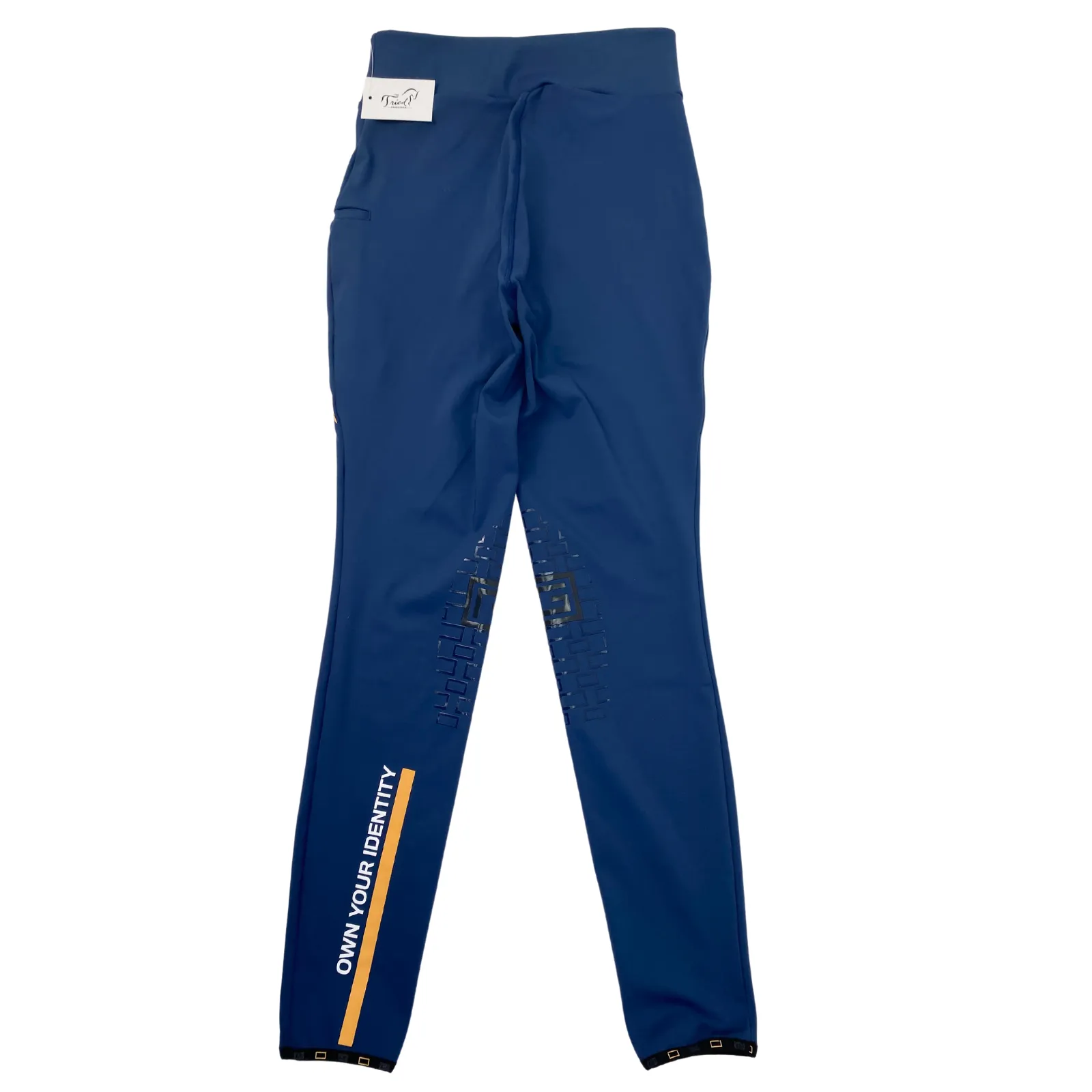 RG Italy 'RG Leggings' Riding Tights  in Classic Blue  - Women's IT 40 (Medium)