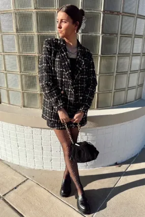Rhinestone Fishnet Tights