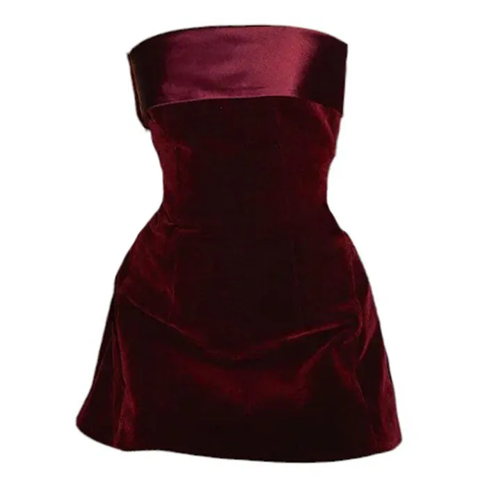 Rich Girl Velvet Mini Dress