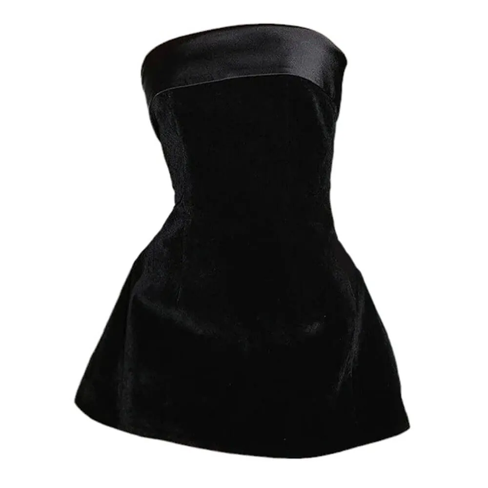 Rich Girl Velvet Mini Dress