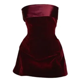 Rich Girl Velvet Mini Dress