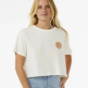 Ripcurl Women's Wettie Icon Crop Tee