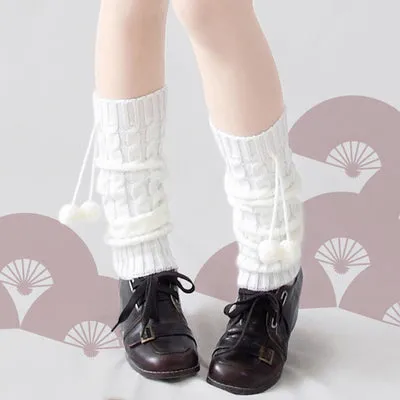 Ruby Rabbit~Pure Color Knee Socks Multicolors