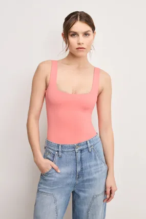 Scuba Modern Tank Bodysuit Coral - Good American