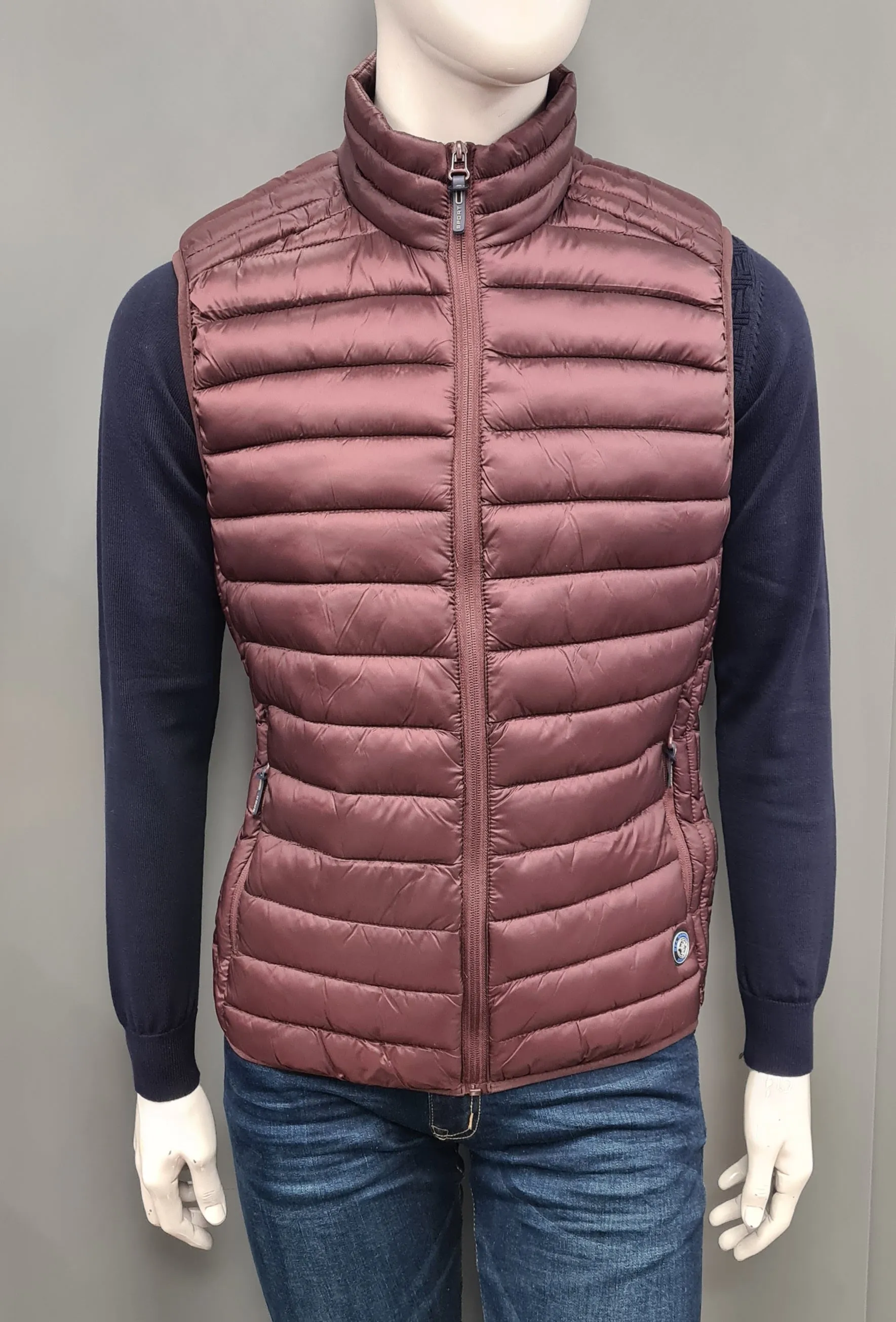 Sea Barrier Elia Quilted Gilet/Bodywarmer - Burgundy