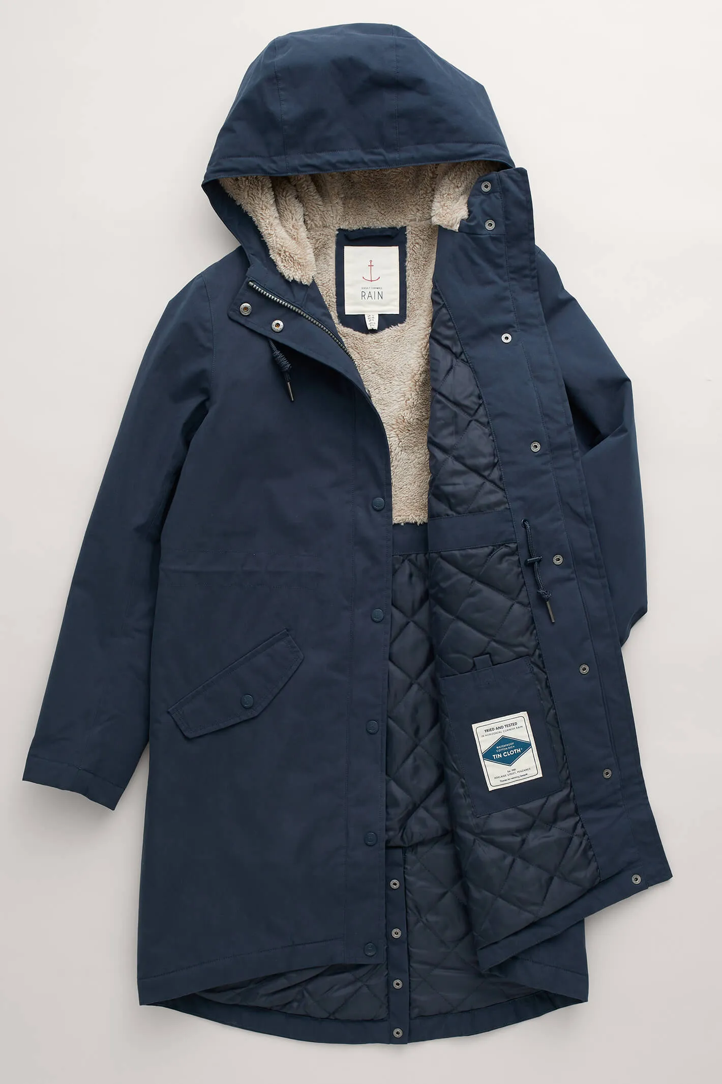 Seasalt Plant Hunter 2 Raincoat Midnight Blue B-RN35956-16084