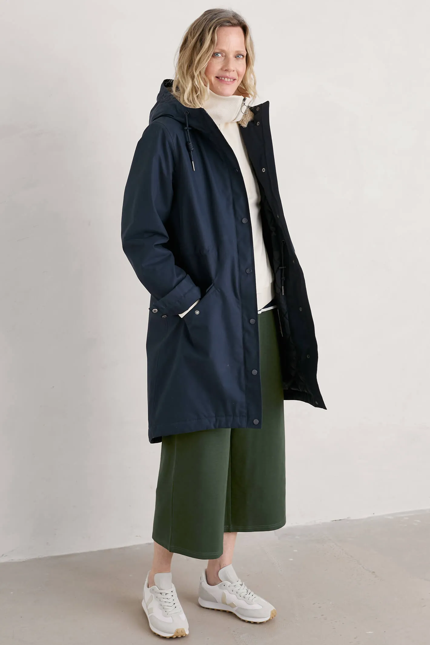 Seasalt Plant Hunter 2 Raincoat Midnight Blue B-RN35956-16084