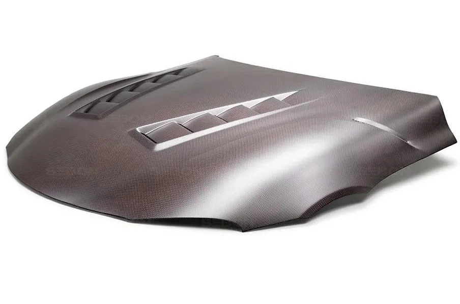 Seibon 2020  Toyota Supra GR A90 TS-Style Red Dry Carbon Hood (seiHD20TYSUP-TS-DRY-RC)