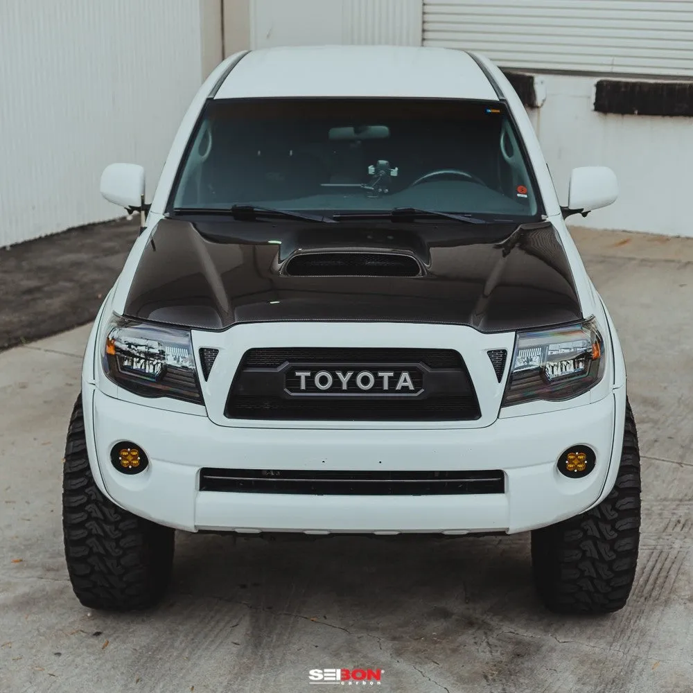 Seibon TR-Style Carbon Fiber Hood For Tacoma (2005-2011)