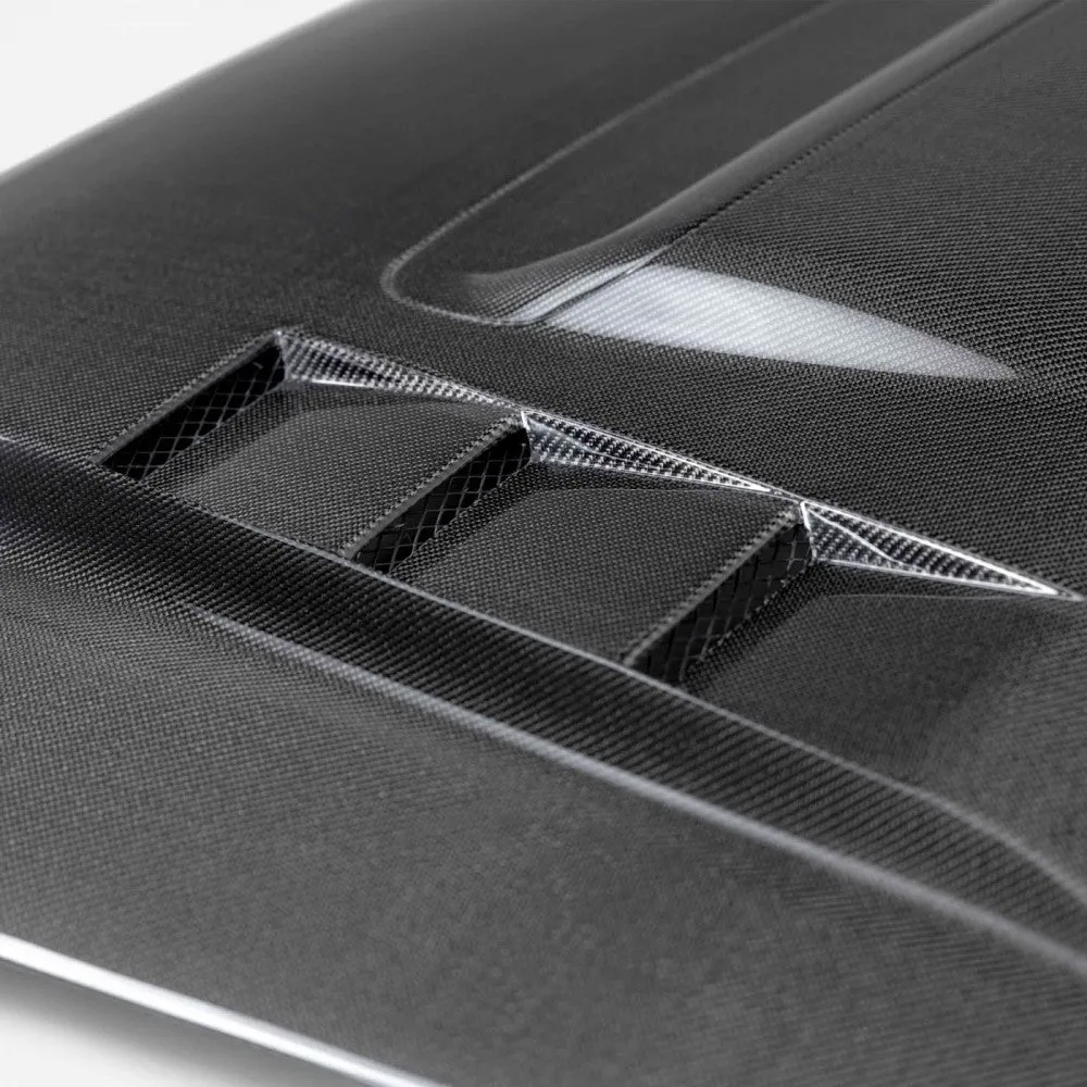 Seibon TS-Style Carbon Fiber Hood For Tacoma (2012-2015)
