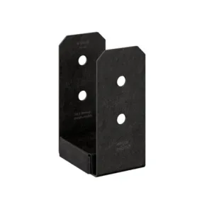 Simpson Strong-Tie APVB44R Outdoor Accents® Avant Collection™ ZMAX®, Black Powder-Coated Post Base for 4x4 Rough