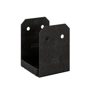 Simpson Strong-Tie APVB66 Outdoor Accents® Avant Collection™ ZMAX®, Black Powder-Coated Post Base for 6x6
